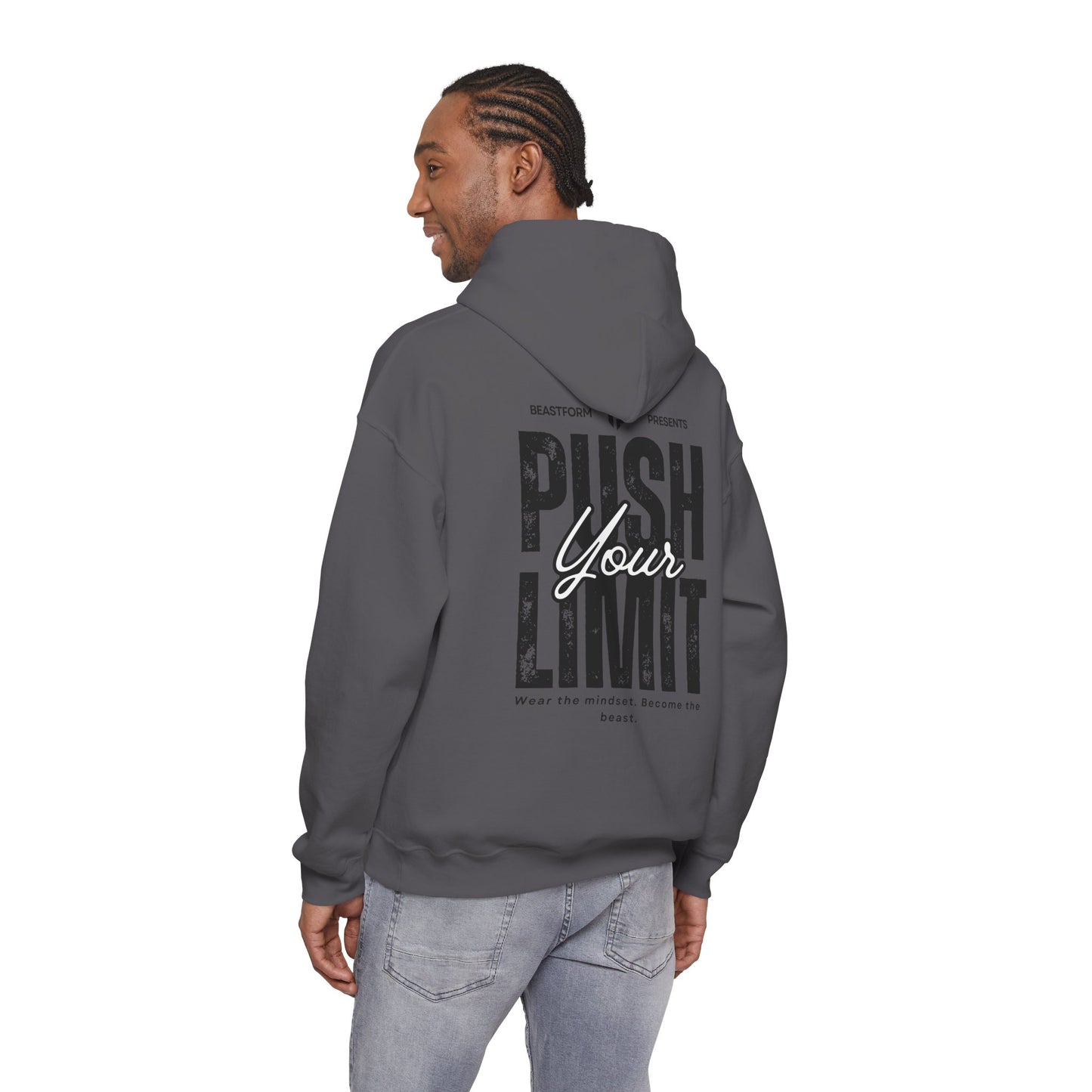 BeastForm Unisex Heavy Blend Hoodie - "Push Your Limit"