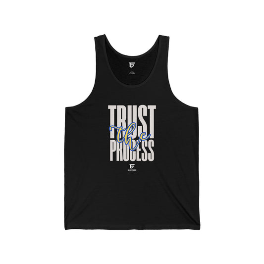 BeastForm Unisex Jersey Tank - "Trust the Process" Tank top