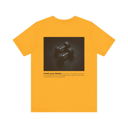 BeastForm Unisex Jersey Short Sleeve Tee - Dumbells
