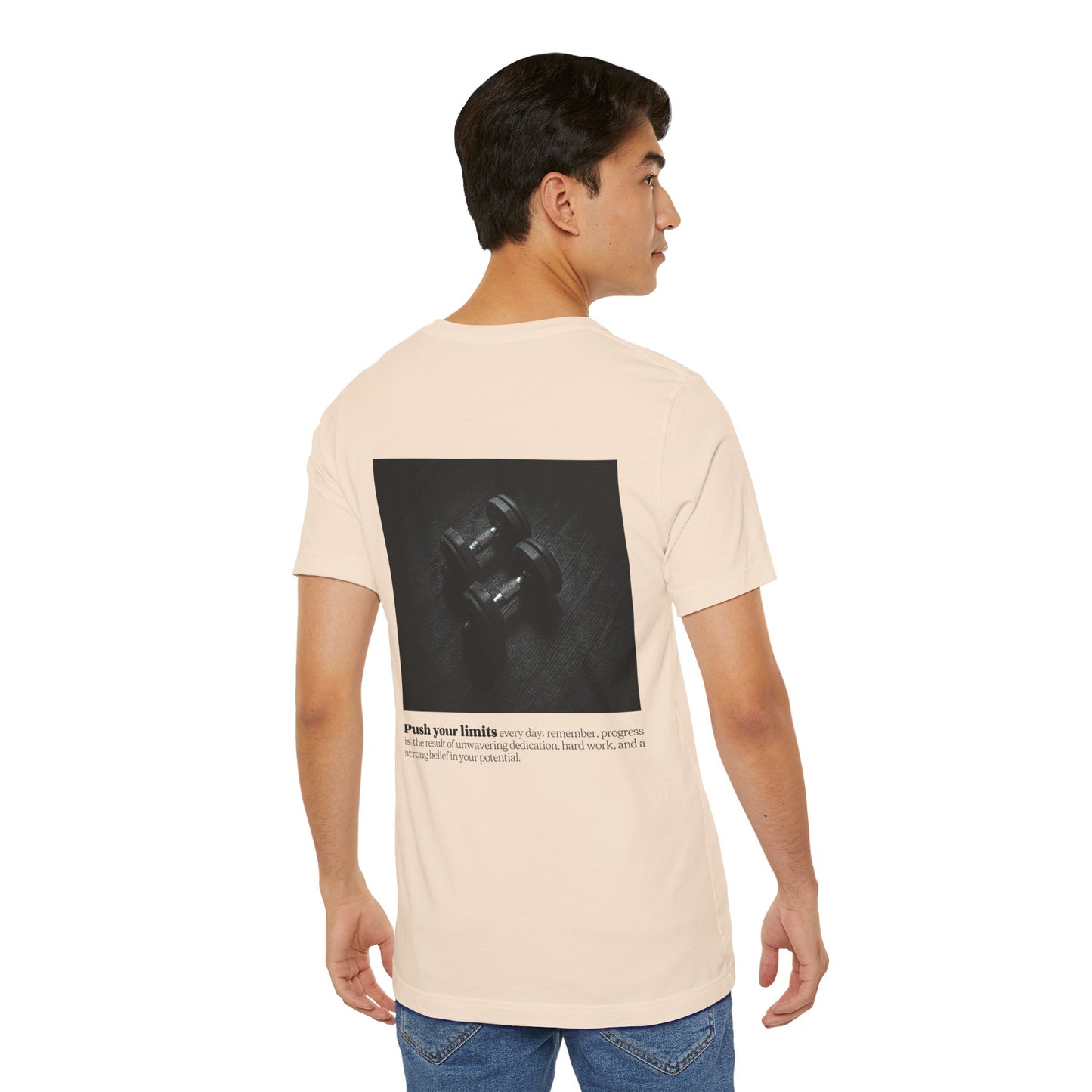 BeastForm Unisex Jersey Short Sleeve Tee - Dumbells