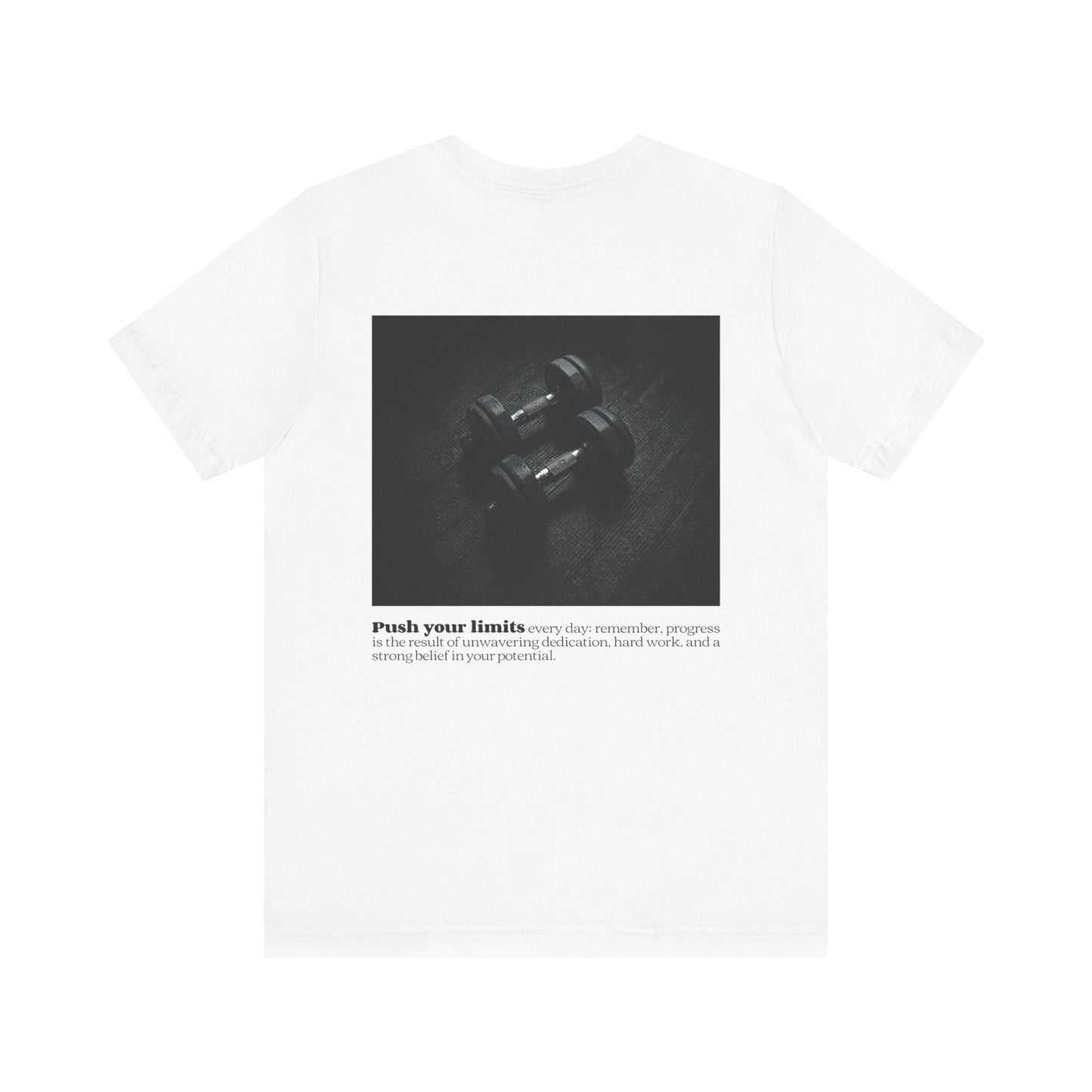 BeastForm Unisex Jersey Short Sleeve Tee - Dumbells