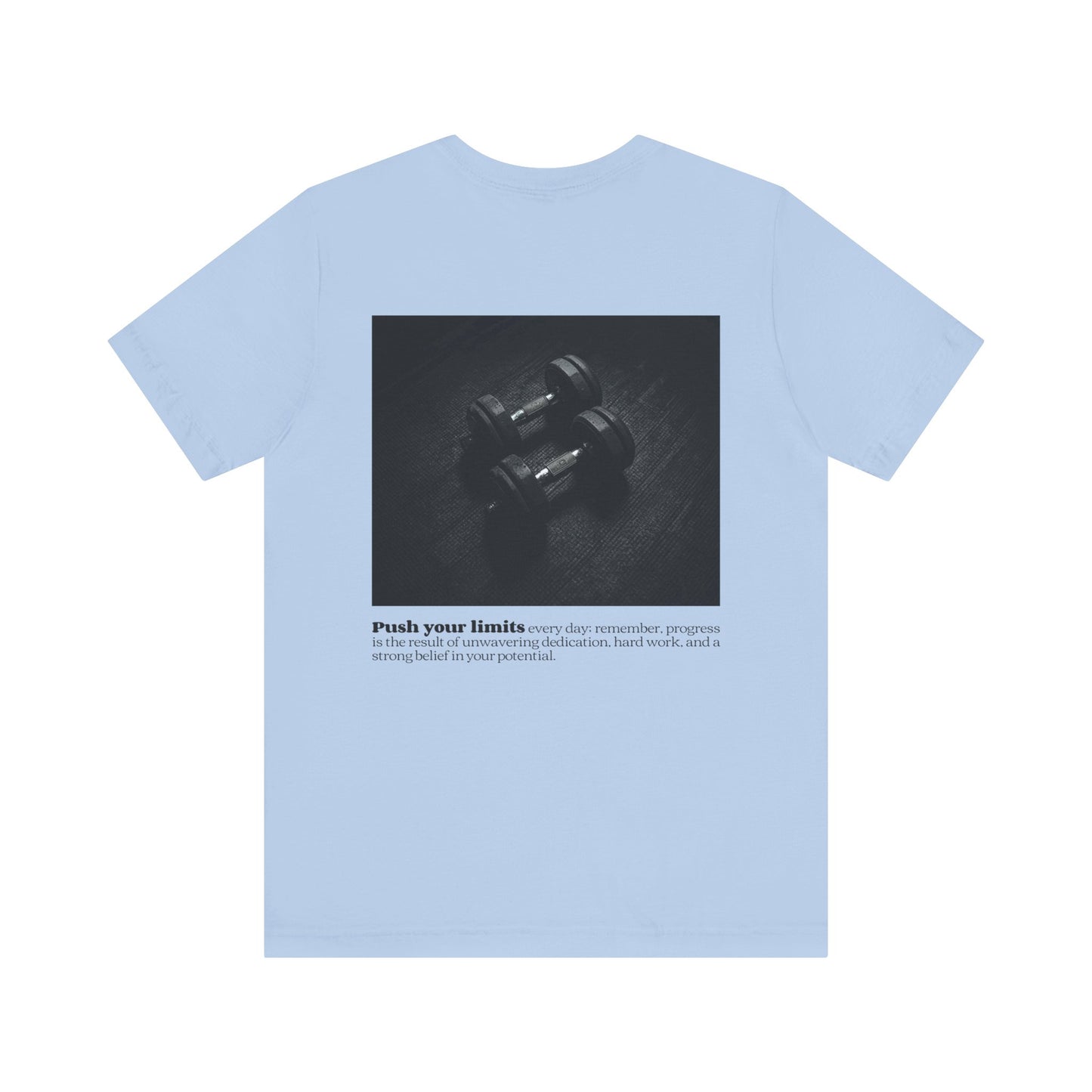 BeastForm Unisex Jersey Short Sleeve Tee - Dumbells