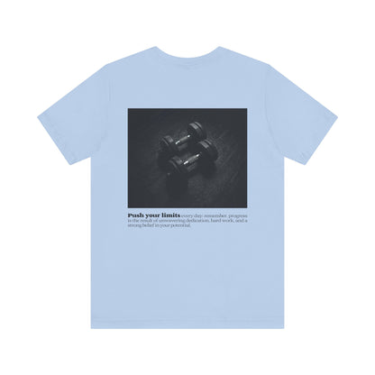 BeastForm Unisex Jersey Short Sleeve Tee - Dumbells