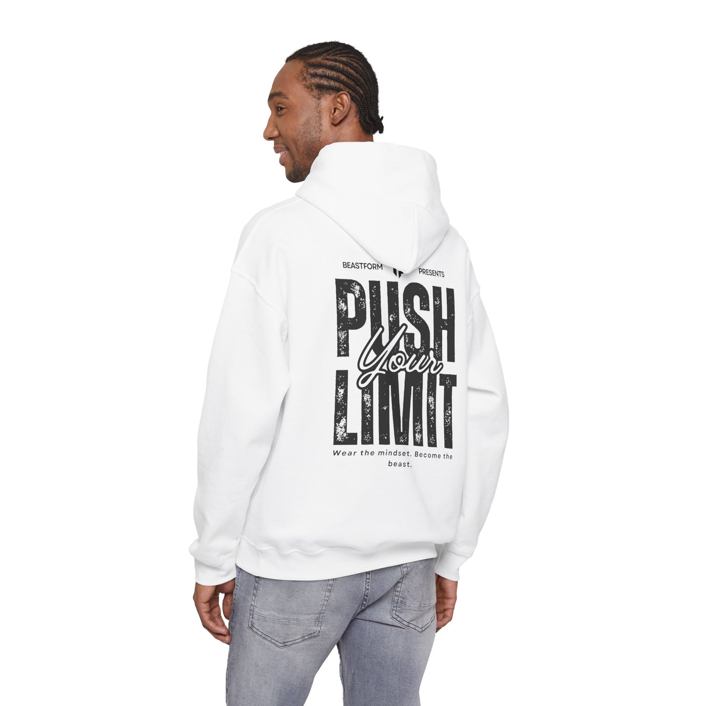 BeastForm Unisex Heavy Blend Hoodie - "Push Your Limit"