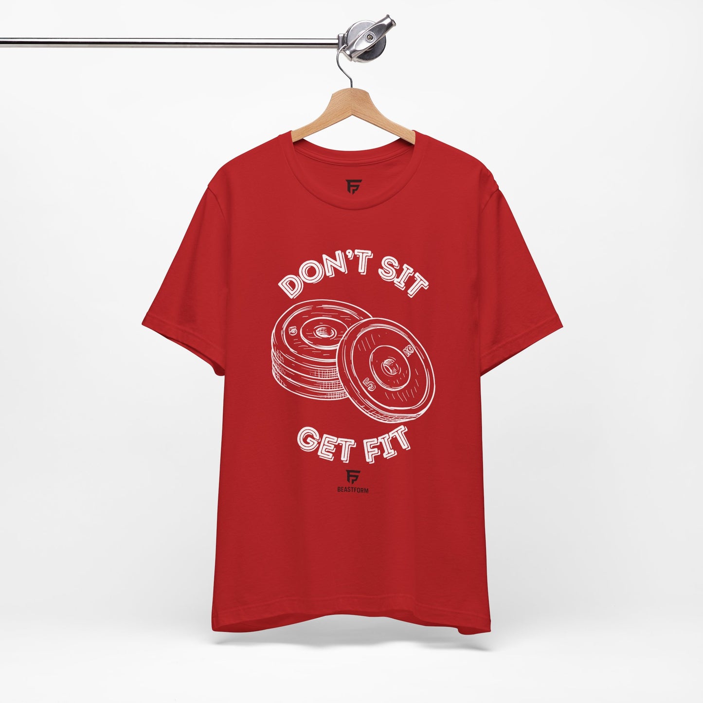 BeastForm Unisex Tee - 'Don't Sit, Get Fit' Shirt