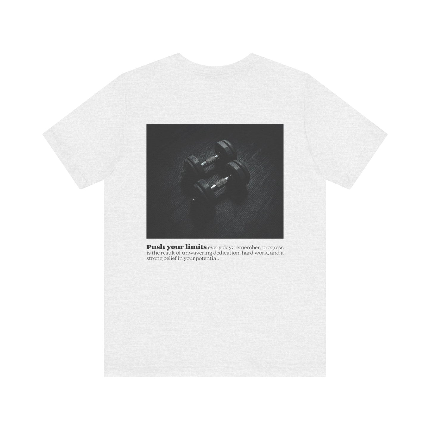 BeastForm Unisex Jersey Short Sleeve Tee - Dumbells