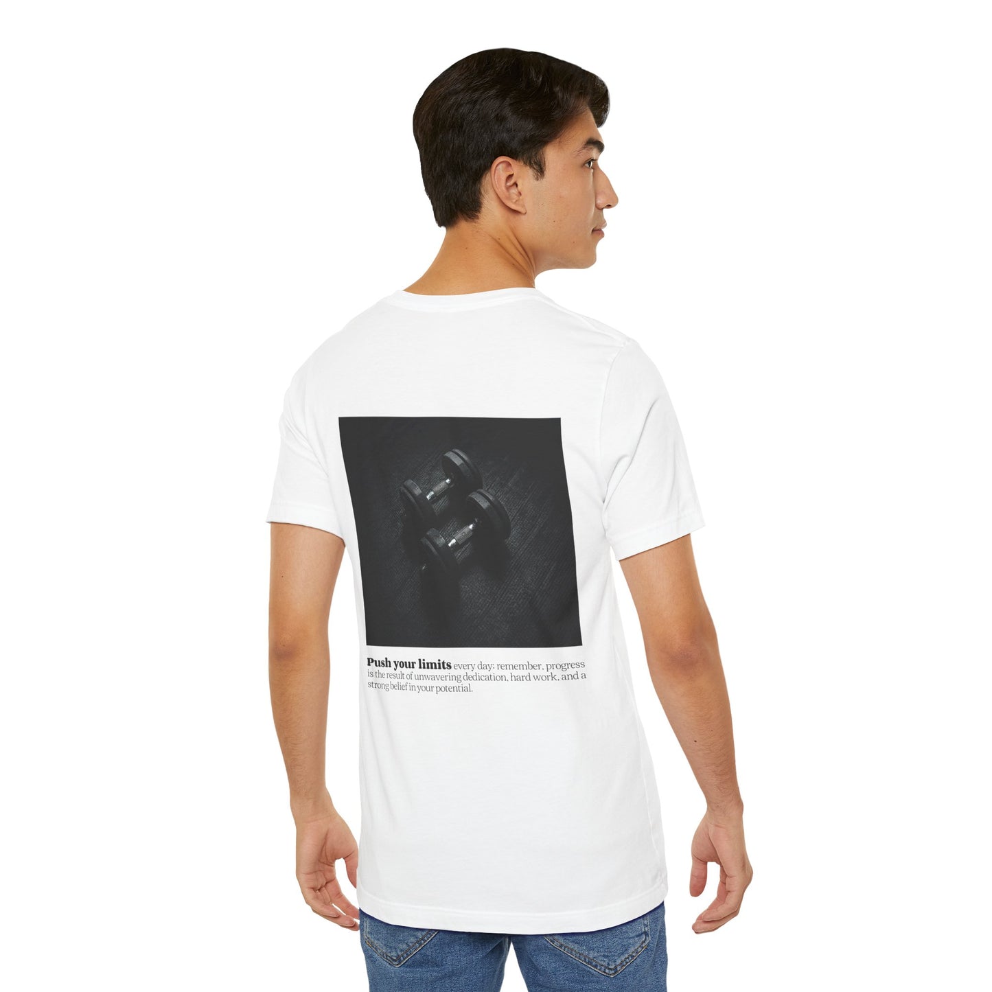 BeastForm Unisex Jersey Short Sleeve Tee - Dumbells