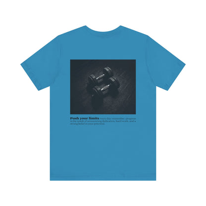 BeastForm Unisex Jersey Short Sleeve Tee - Dumbells