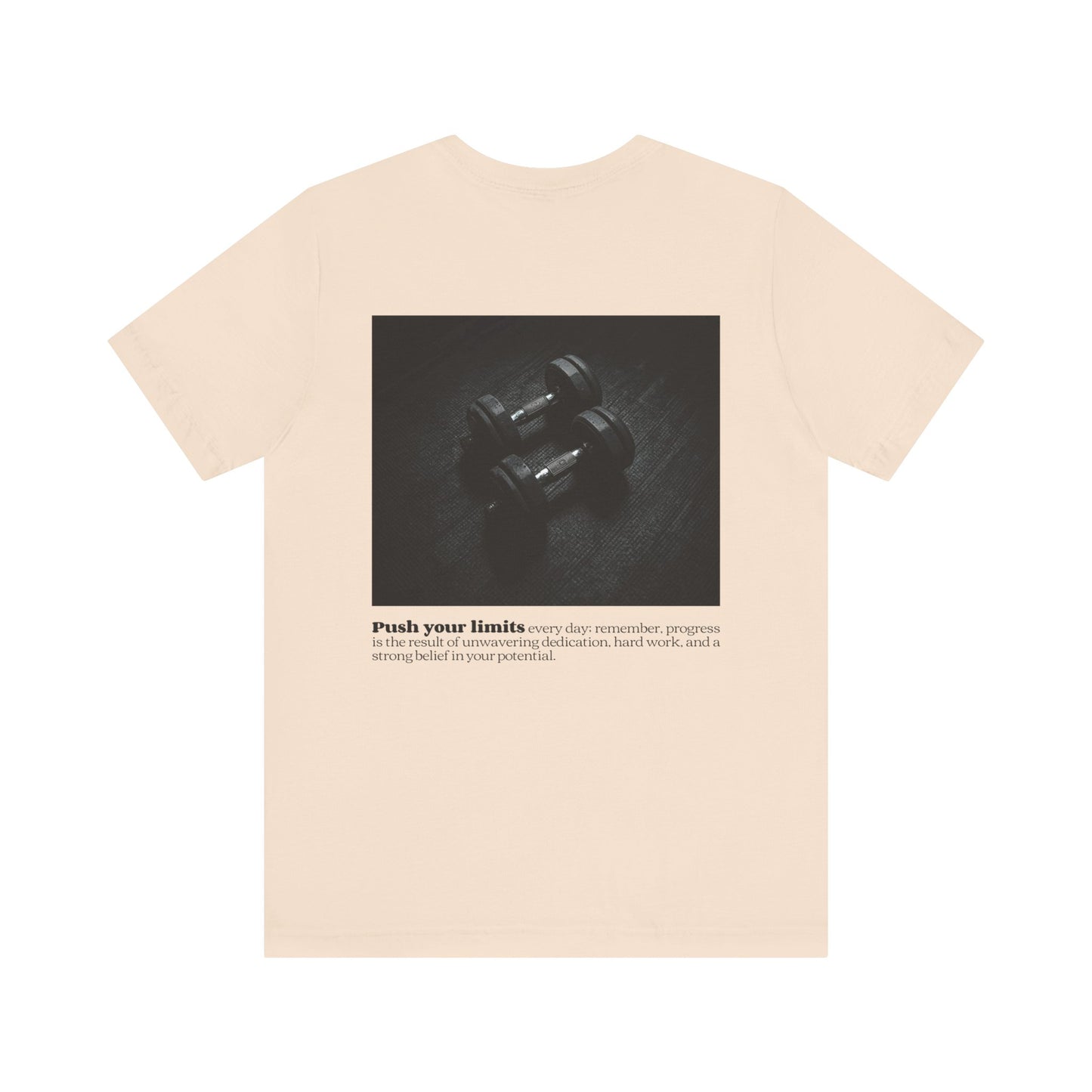 BeastForm Unisex Jersey Short Sleeve Tee - Dumbells