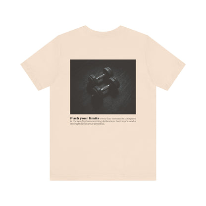 BeastForm Unisex Jersey Short Sleeve Tee - Dumbells