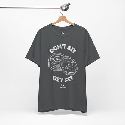 BeastForm Unisex Tee - 'Don't Sit, Get Fit' Shirt