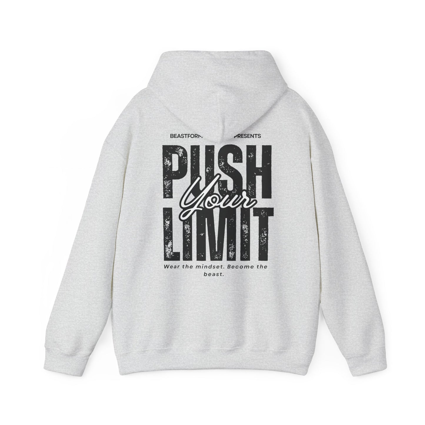 BeastForm Unisex Heavy Blend Hoodie - "Push Your Limit"