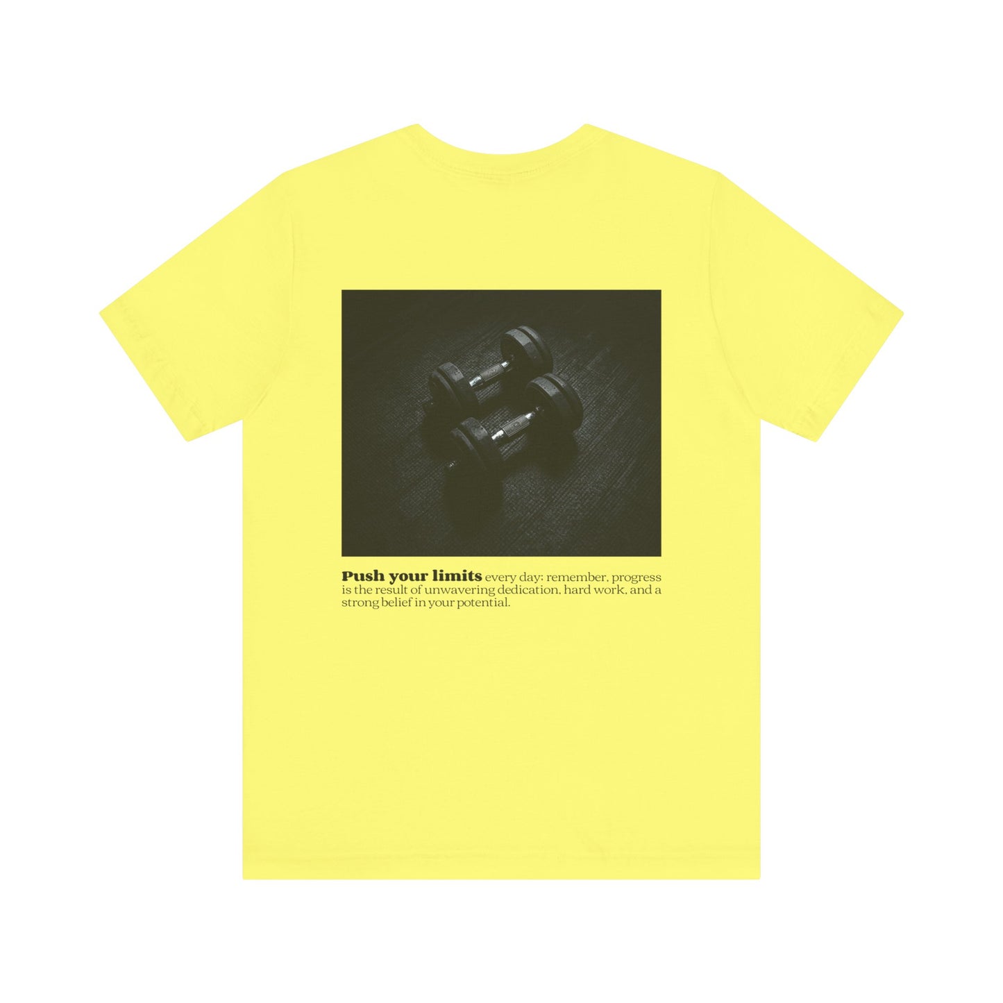 BeastForm Unisex Jersey Short Sleeve Tee - Dumbells