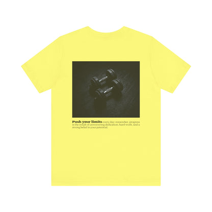 BeastForm Unisex Jersey Short Sleeve Tee - Dumbells