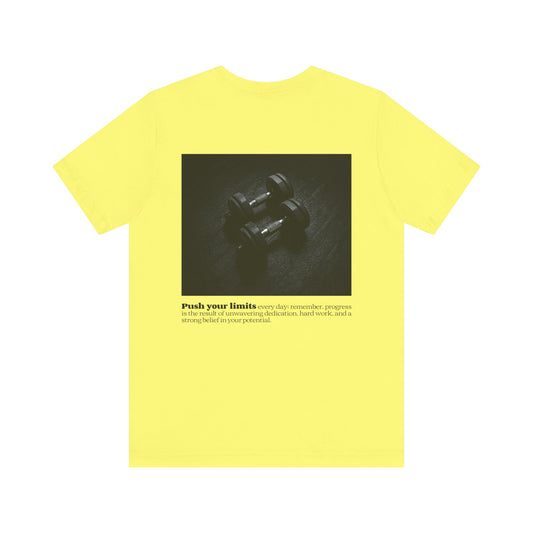 BeastForm Unisex Jersey Short Sleeve Tee - Dumbells