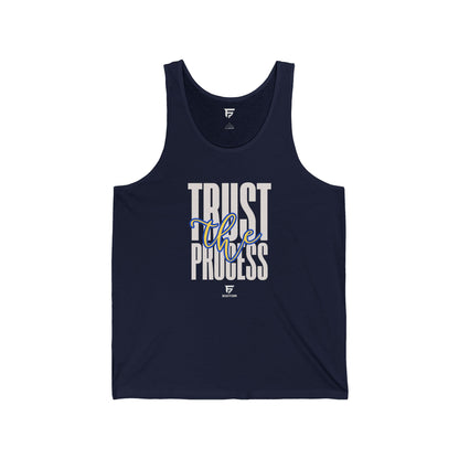 BeastForm Unisex Jersey Tank - "Trust the Process" Tank top